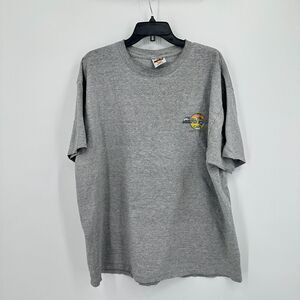 Vtg Hard Rock Cafe Tshirt Mens 2XL Gray The Evolution Of Rock 2000 Music‎ Grunge